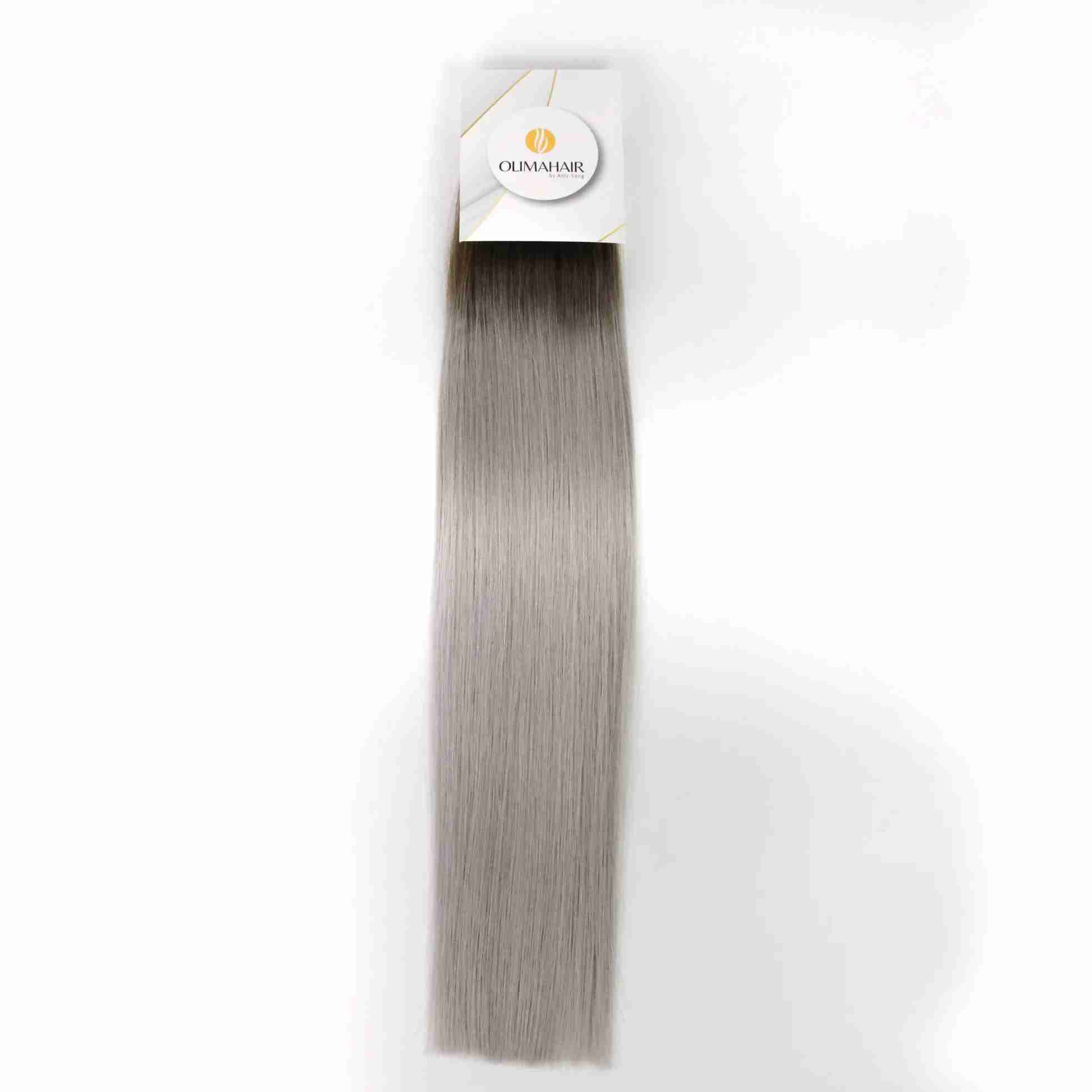 CLIPS RUSSIA OMBRE (BLOND POLAIRE) - 18" 100 GR - LISSE